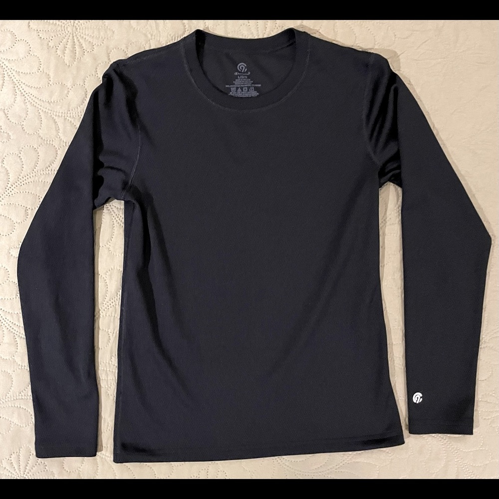 Champion boys black long sleeve shirt Size L